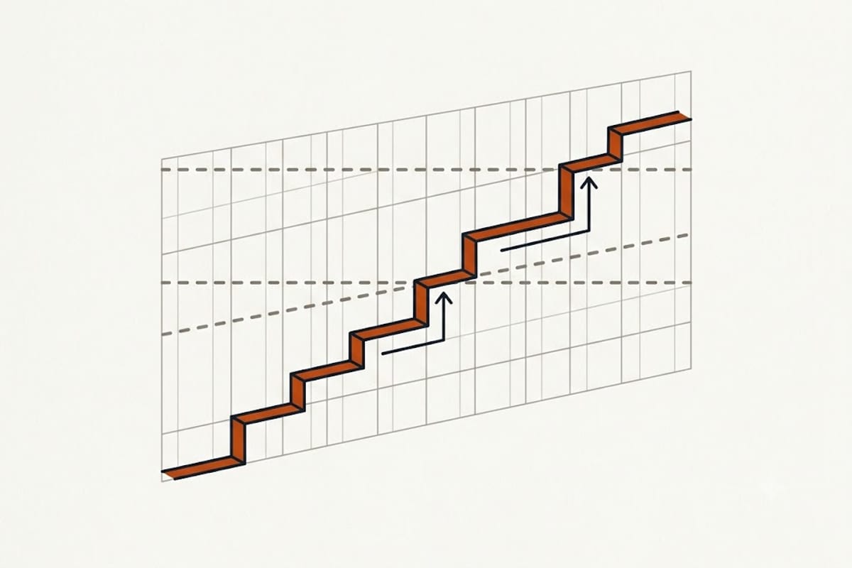 Category progression against elapsed time